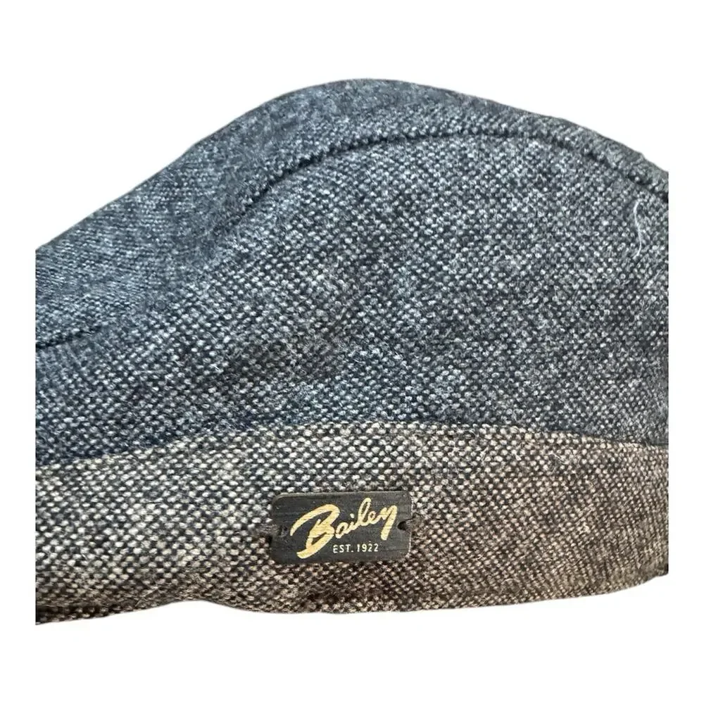 Bailey of Hollywood Grey and Brown Textured Ivy Cap. Men’s Small Size Hat